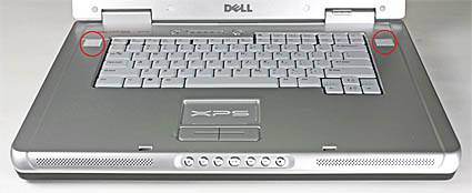 The case of the Dell XPS M1710 is made mostly of magnesium alloy. However, the palm rest is plastic.